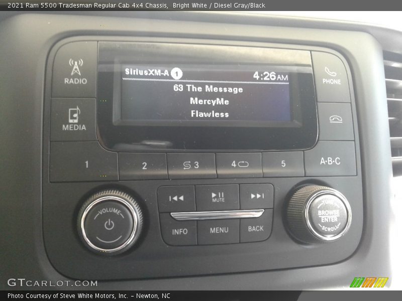 Bright White / Diesel Gray/Black 2021 Ram 5500 Tradesman Regular Cab 4x4 Chassis