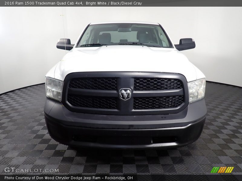 Bright White / Black/Diesel Gray 2016 Ram 1500 Tradesman Quad Cab 4x4