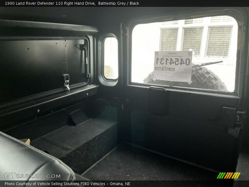 Rear Seat of 1990 Defender 110 Right Hand Drive