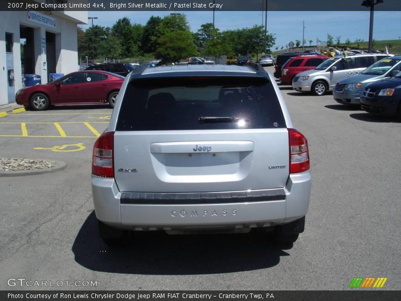 Bright Silver Metallic / Pastel Slate Gray 2007 Jeep Compass Limited 4x4