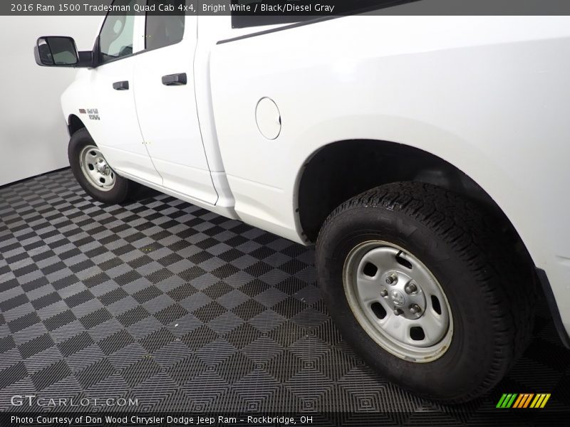 Bright White / Black/Diesel Gray 2016 Ram 1500 Tradesman Quad Cab 4x4