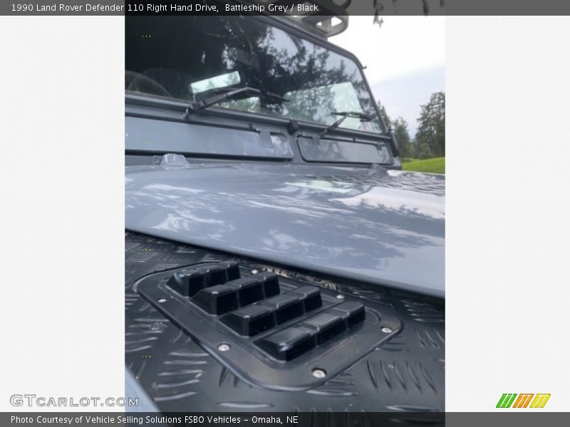 Battleship Grey / Black 1990 Land Rover Defender 110 Right Hand Drive