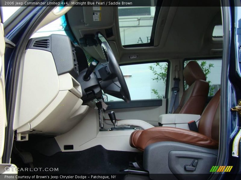 Midnight Blue Pearl / Saddle Brown 2006 Jeep Commander Limited 4x4
