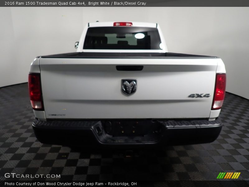 Bright White / Black/Diesel Gray 2016 Ram 1500 Tradesman Quad Cab 4x4