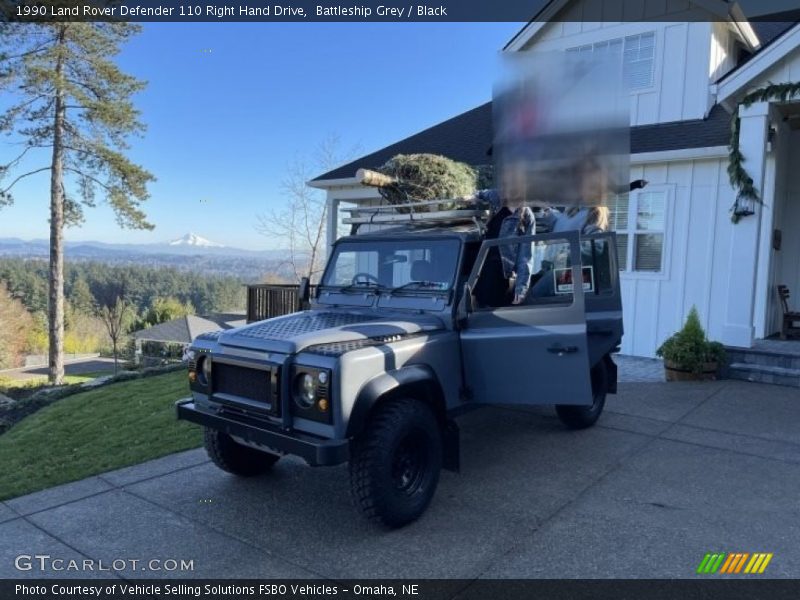 Battleship Grey / Black 1990 Land Rover Defender 110 Right Hand Drive