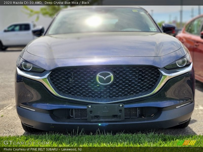 Deep Crystal Blue Mica / Black 2020 Mazda CX-30 AWD