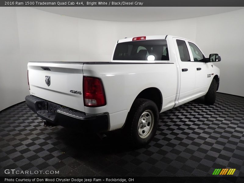 Bright White / Black/Diesel Gray 2016 Ram 1500 Tradesman Quad Cab 4x4