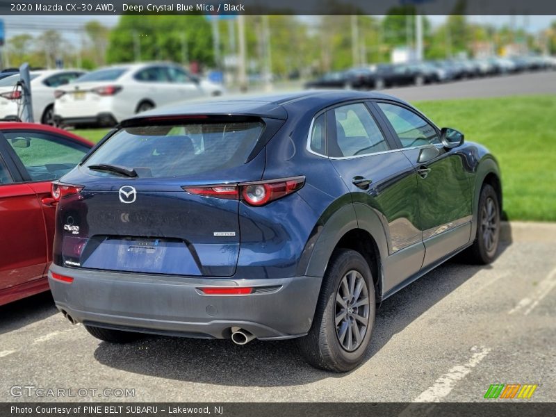 Deep Crystal Blue Mica / Black 2020 Mazda CX-30 AWD