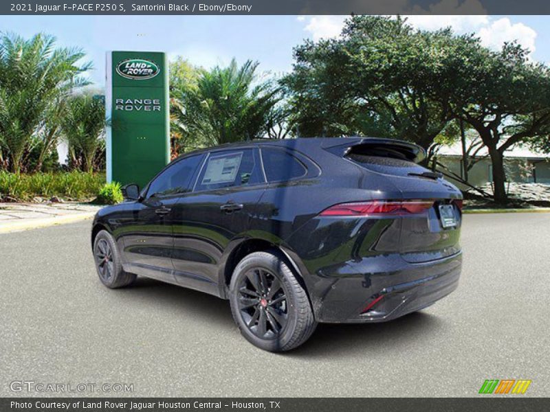 Santorini Black / Ebony/Ebony 2021 Jaguar F-PACE P250 S