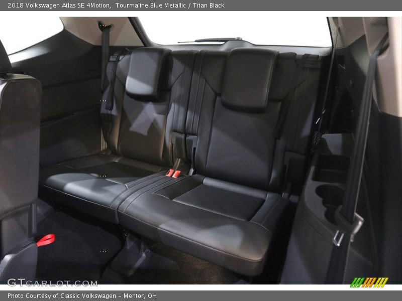 Tourmaline Blue Metallic / Titan Black 2018 Volkswagen Atlas SE 4Motion