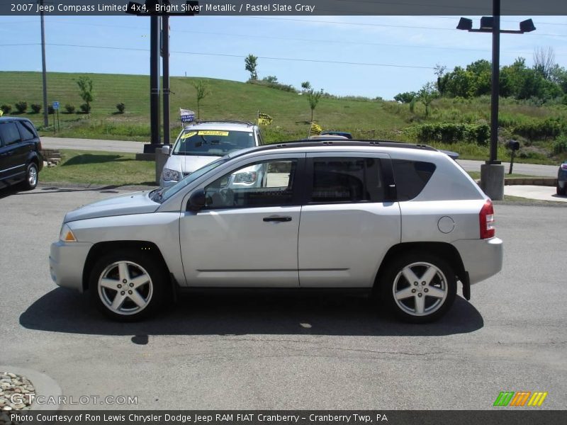 Bright Silver Metallic / Pastel Slate Gray 2007 Jeep Compass Limited 4x4