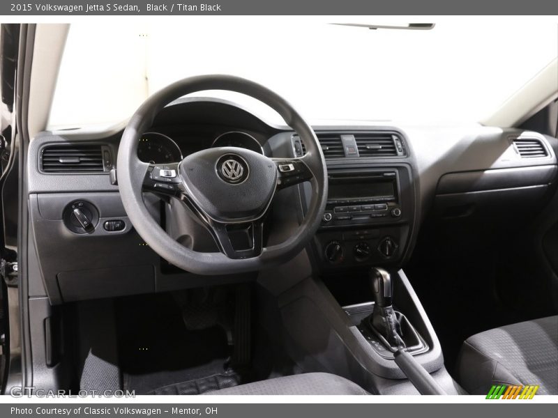 Dashboard of 2015 Jetta S Sedan