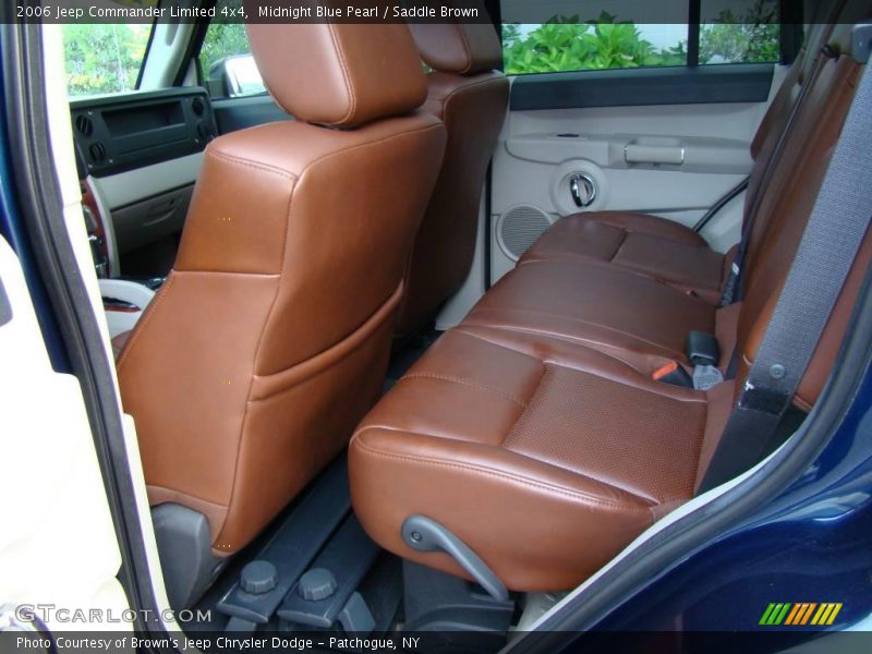 Midnight Blue Pearl / Saddle Brown 2006 Jeep Commander Limited 4x4