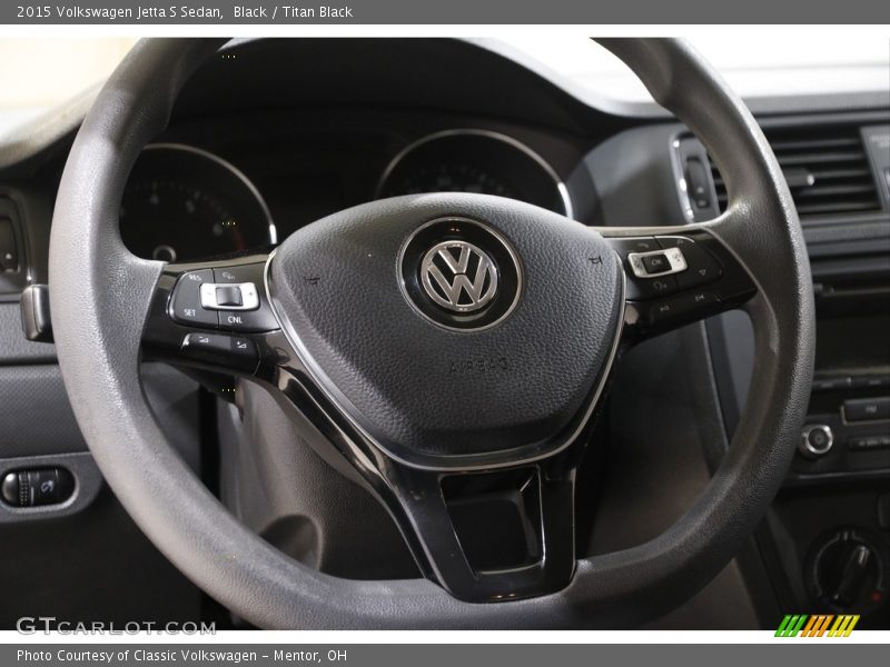  2015 Jetta S Sedan Steering Wheel