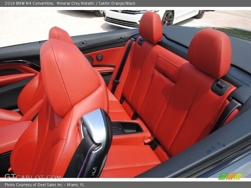 Rear Seat of 2019 M4 Convertible
