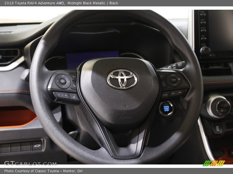 Midnight Black Metallic / Black 2019 Toyota RAV4 Adventure AWD