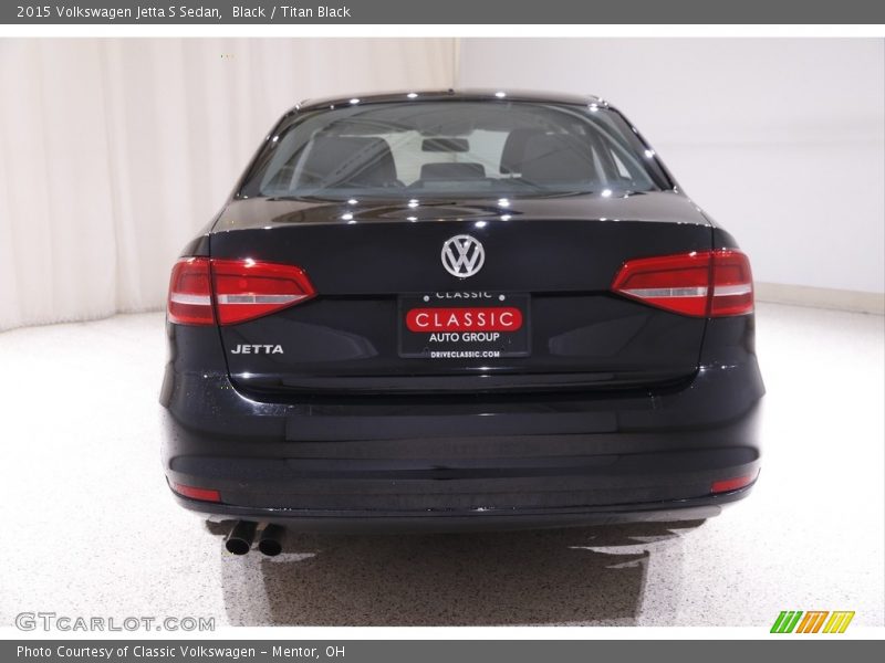 Black / Titan Black 2015 Volkswagen Jetta S Sedan