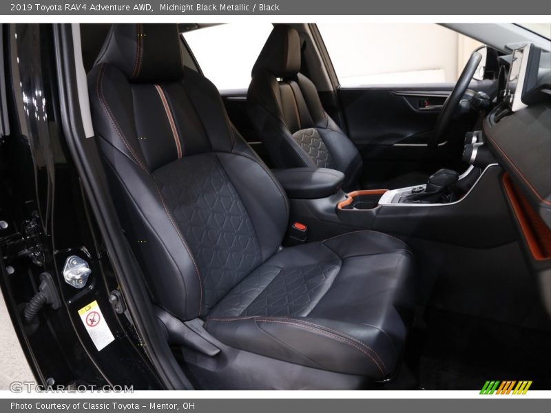 Midnight Black Metallic / Black 2019 Toyota RAV4 Adventure AWD