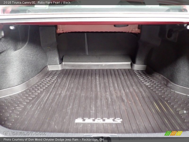 Ruby Flare Pearl / Black 2018 Toyota Camry SE