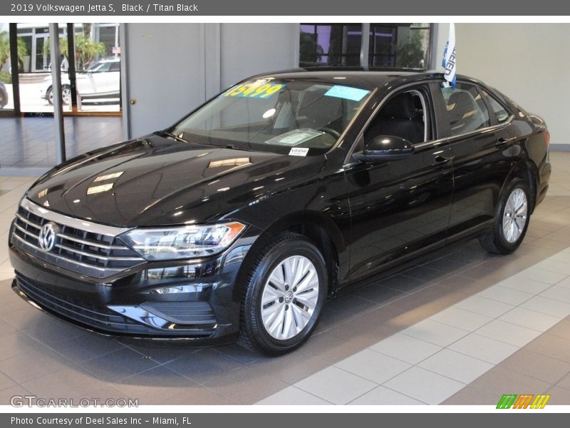 Black / Titan Black 2019 Volkswagen Jetta S