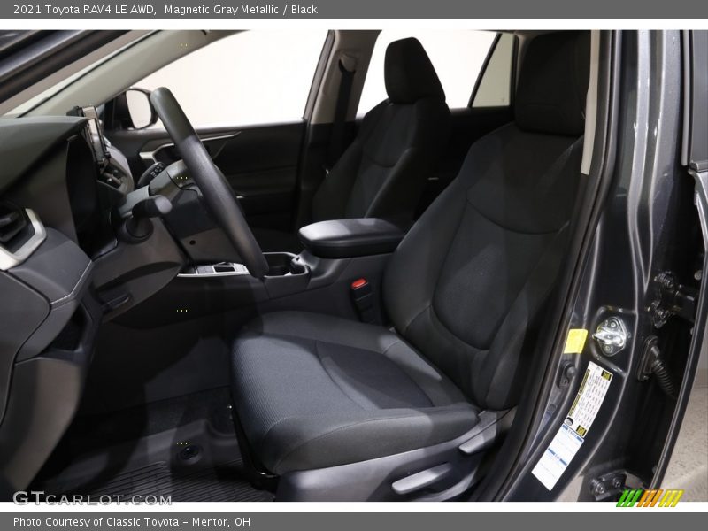 Magnetic Gray Metallic / Black 2021 Toyota RAV4 LE AWD
