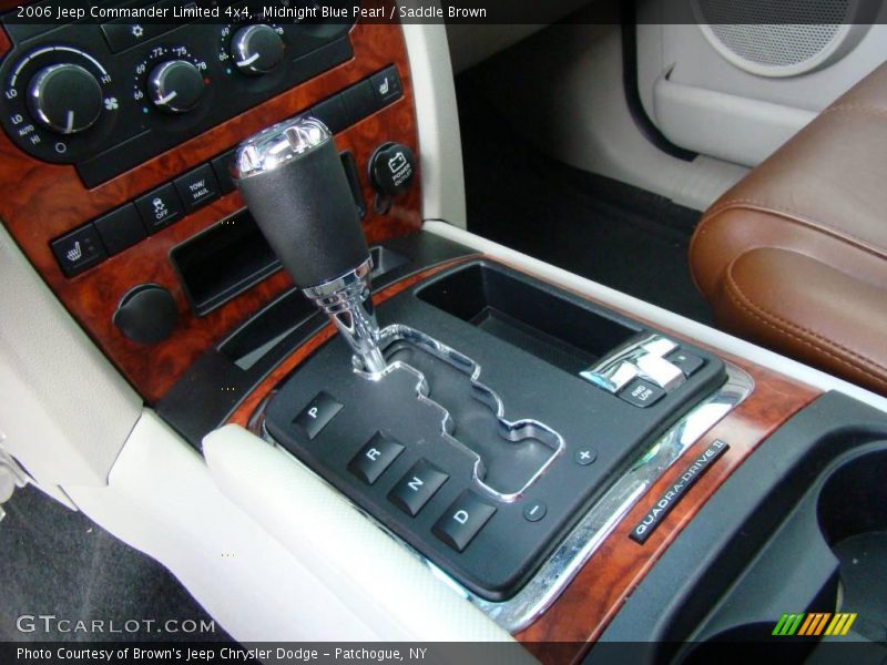 Midnight Blue Pearl / Saddle Brown 2006 Jeep Commander Limited 4x4