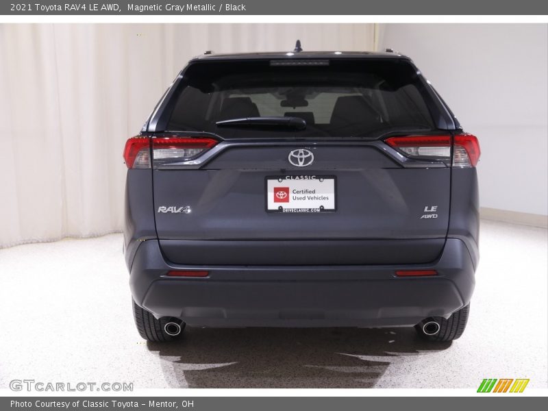 Magnetic Gray Metallic / Black 2021 Toyota RAV4 LE AWD