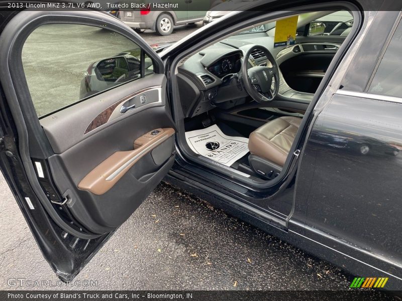 Tuxedo Black / Hazelnut 2013 Lincoln MKZ 3.7L V6 AWD