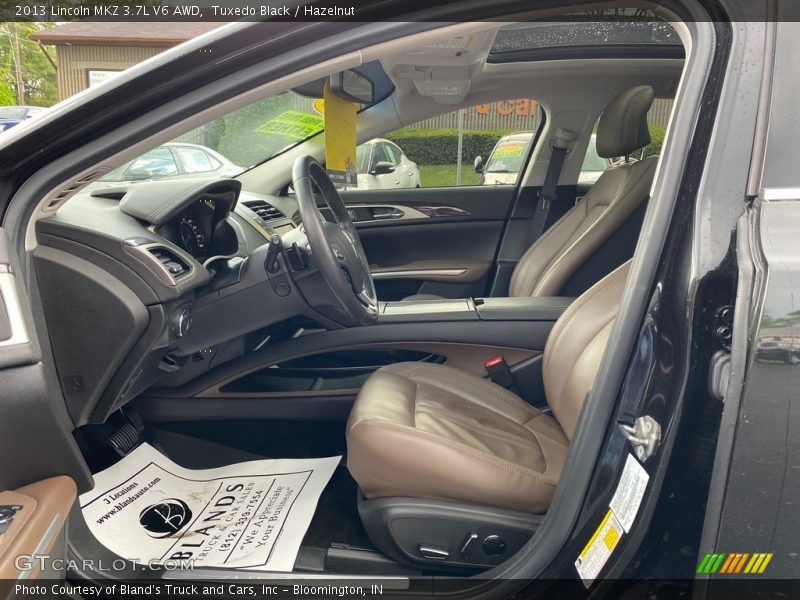 Tuxedo Black / Hazelnut 2013 Lincoln MKZ 3.7L V6 AWD