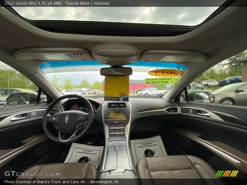 Tuxedo Black / Hazelnut 2013 Lincoln MKZ 3.7L V6 AWD