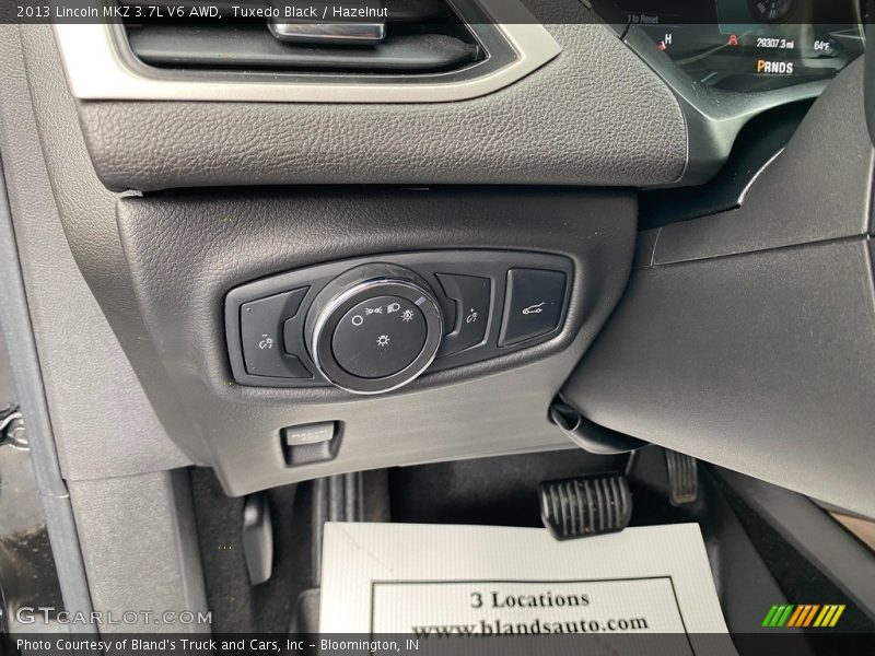 Tuxedo Black / Hazelnut 2013 Lincoln MKZ 3.7L V6 AWD