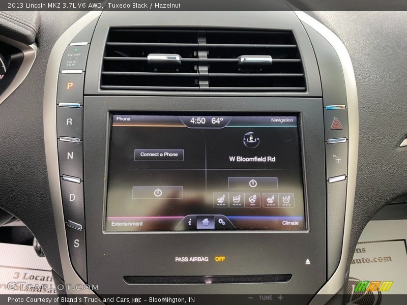 Tuxedo Black / Hazelnut 2013 Lincoln MKZ 3.7L V6 AWD