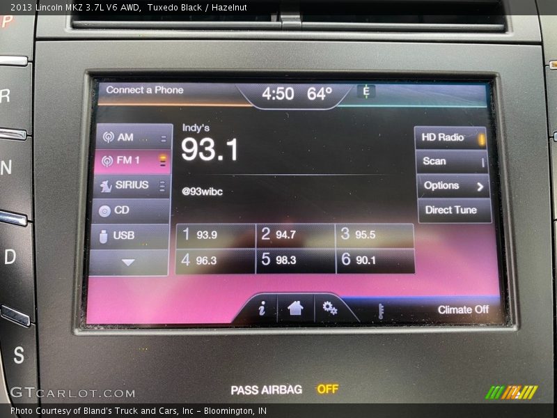 Tuxedo Black / Hazelnut 2013 Lincoln MKZ 3.7L V6 AWD