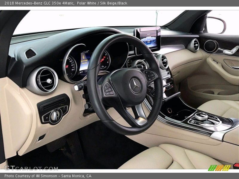 Polar White / Silk Beige/Black 2018 Mercedes-Benz GLC 350e 4Matic