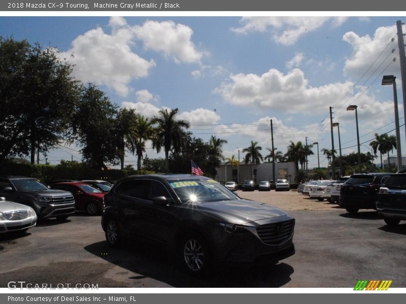 Machine Gray Metallic / Black 2018 Mazda CX-9 Touring
