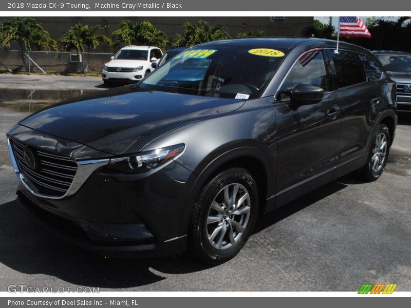 Machine Gray Metallic / Black 2018 Mazda CX-9 Touring