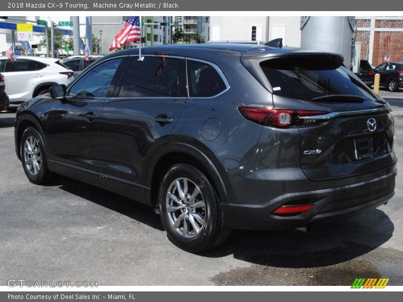 Machine Gray Metallic / Black 2018 Mazda CX-9 Touring