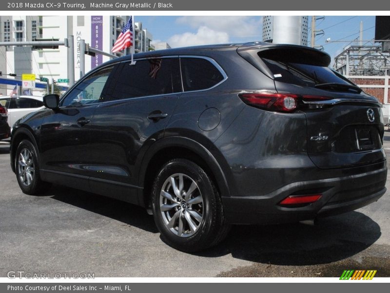 Machine Gray Metallic / Black 2018 Mazda CX-9 Touring