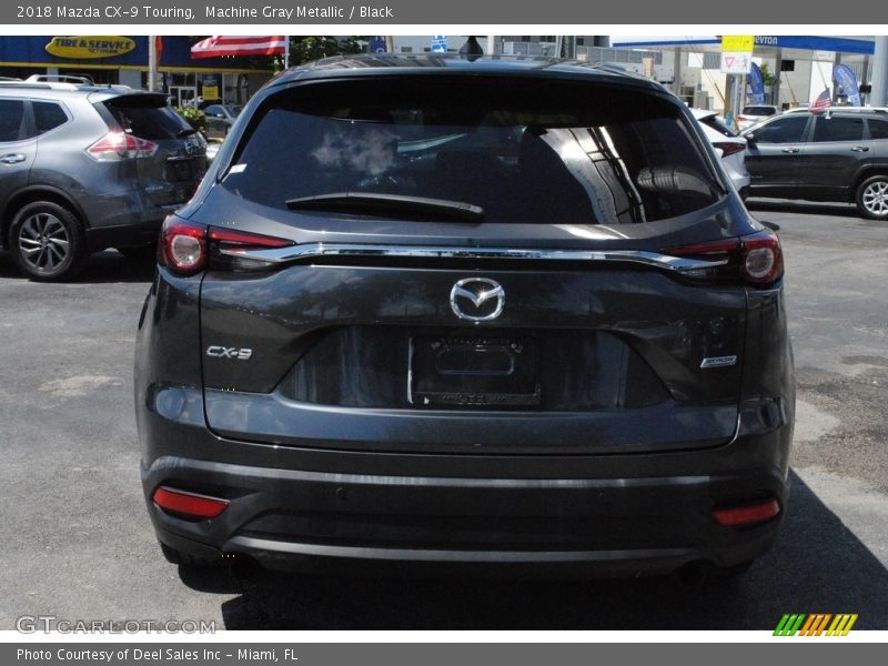 Machine Gray Metallic / Black 2018 Mazda CX-9 Touring