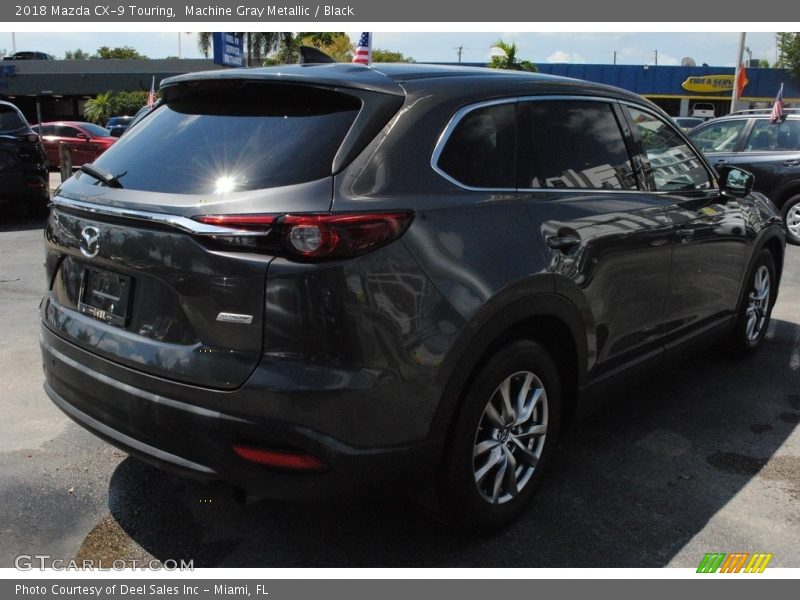Machine Gray Metallic / Black 2018 Mazda CX-9 Touring