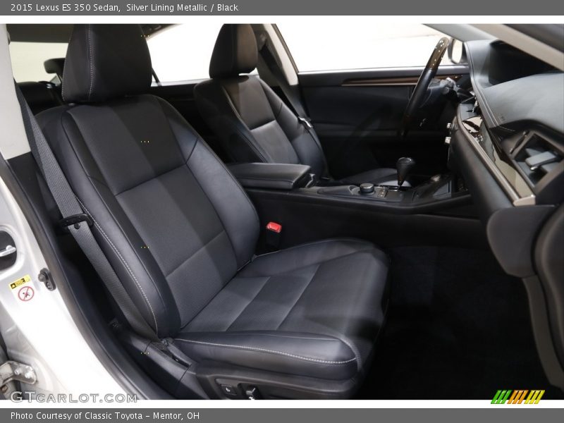 Silver Lining Metallic / Black 2015 Lexus ES 350 Sedan
