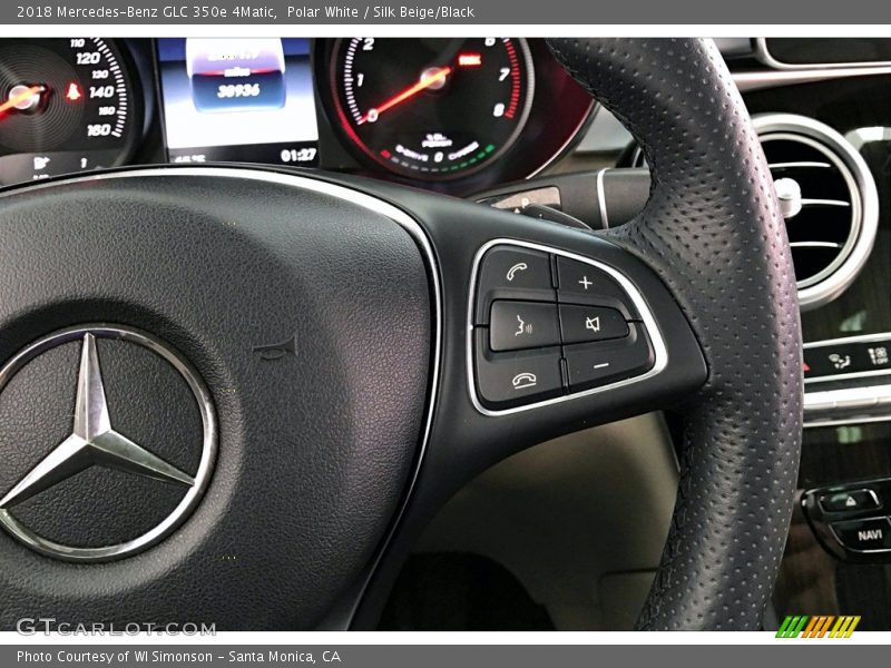 Polar White / Silk Beige/Black 2018 Mercedes-Benz GLC 350e 4Matic