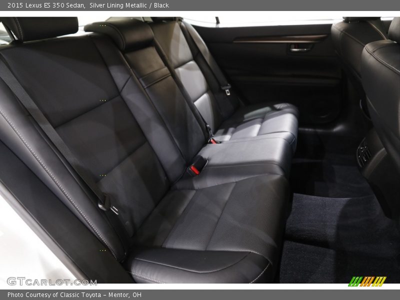 Silver Lining Metallic / Black 2015 Lexus ES 350 Sedan