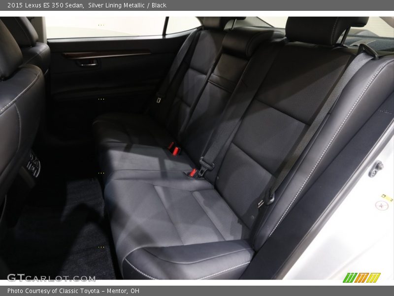 Silver Lining Metallic / Black 2015 Lexus ES 350 Sedan