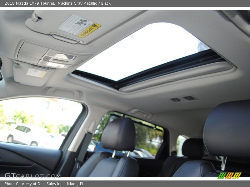 Machine Gray Metallic / Black 2018 Mazda CX-9 Touring