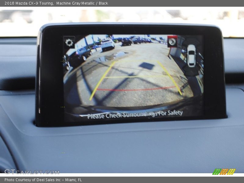 Machine Gray Metallic / Black 2018 Mazda CX-9 Touring