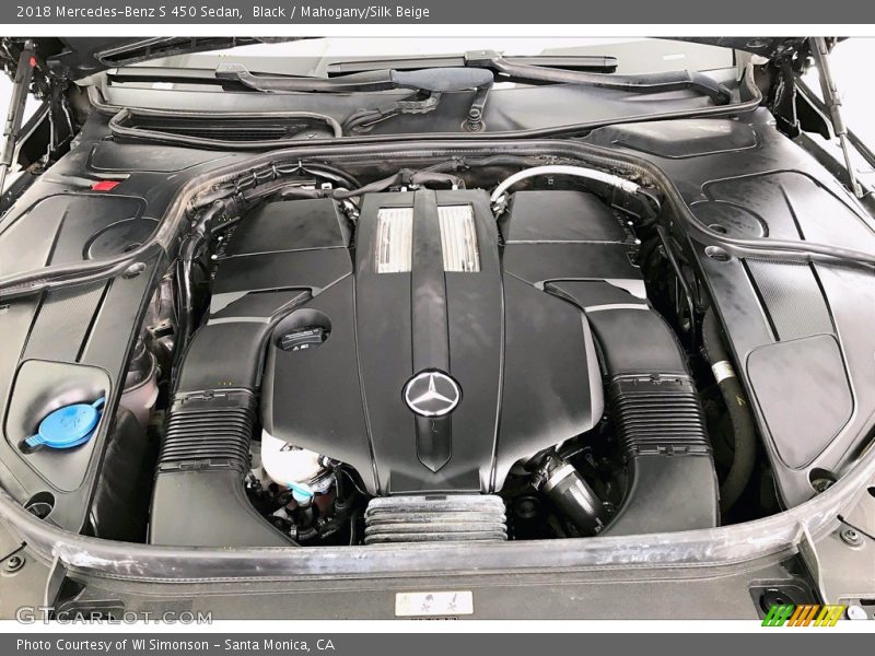  2018 S 450 Sedan Engine - 3.0 Liter biturbo DOHC 24-Valve VVT V6