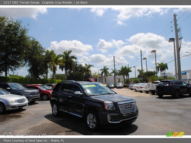 Graphite Gray Metallic / Jet Black 2017 GMC Terrain Denali