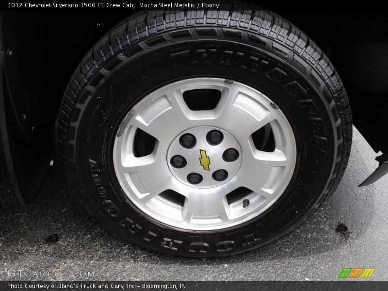 Mocha Steel Metallic / Ebony 2012 Chevrolet Silverado 1500 LT Crew Cab
