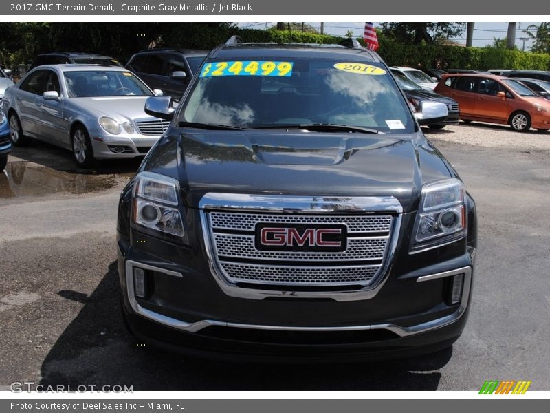 Graphite Gray Metallic / Jet Black 2017 GMC Terrain Denali